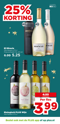 aanbieding witte wijn