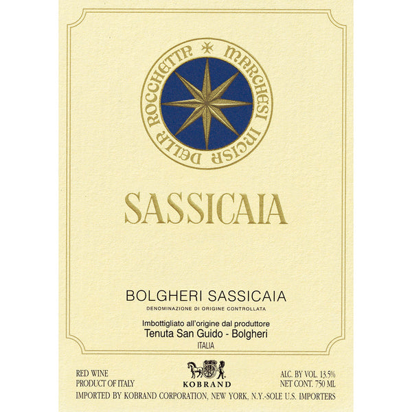 sassicaia wijn